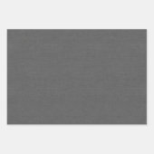 Strukturiertes Dunkelgrau Geschenkpapier Set (Vorderseite 3)