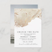 strukturiertes Foto ändern das Datum Einladung (Vorne/Hinten)