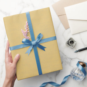 Strukturiertes Gelb Geschenkpapier