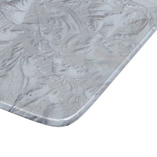 Strukturiertes Glas Schneidebrett (Ecke)