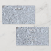 Strukturiertes Glas Visitenkarte (Vorne/Hinten)