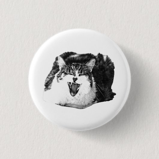 Strukturiertes Grinsen, Pin Art Button (Vorderseite)