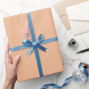 Strukturiertes Hellorange Geschenkpapier