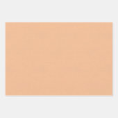 Strukturiertes Hellorange Geschenkpapier Set (Vorderseite 2)