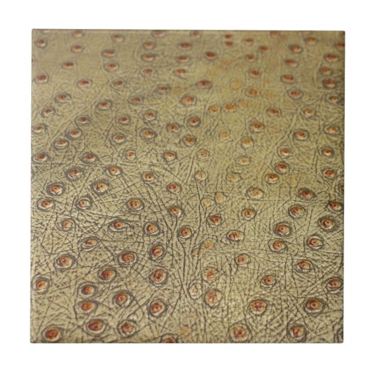 STRUKTURIERTES IMITATostrich-LEDER Fliese (Vorderseite)