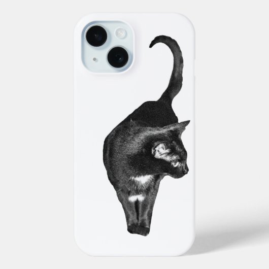 Strukturiertes Katzen-Detail Case-Mate iPhone Hülle (Rückseite)