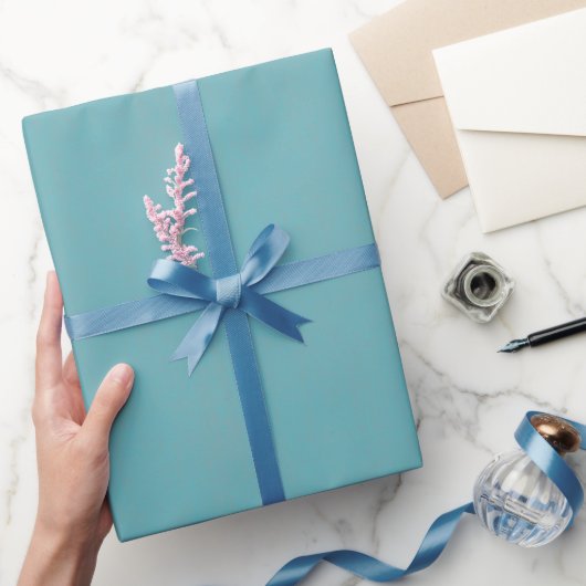 Strukturiertes Türkis Geschenkpapier (Schenken)