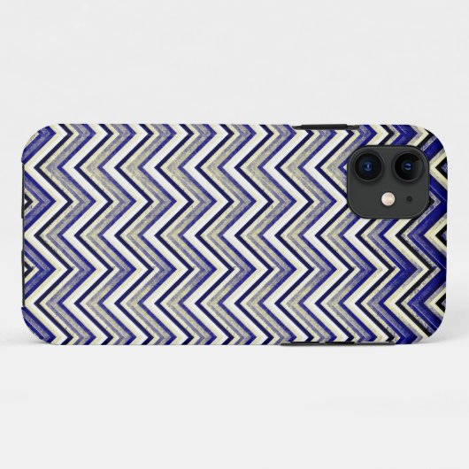 strukturiertes Zickzack Design Case-Mate iPhone Hülle (Rückseite (Horizontal))