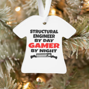 Strukturingenieur bei Day Gamer by Night Ornament