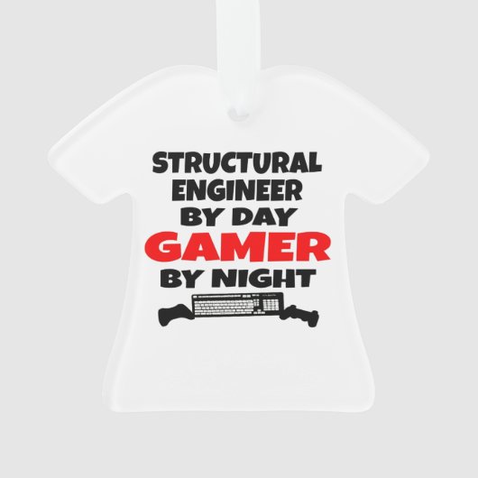 Strukturingenieur bei Day Gamer by Night Ornament (Rückseite)