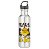 Strukturingenieur Chick Zivil Engineering Edelstahlflasche (Vorderseite)