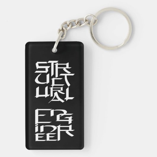 Strukturingenieur Schlüsselanhänger (Rückseite)