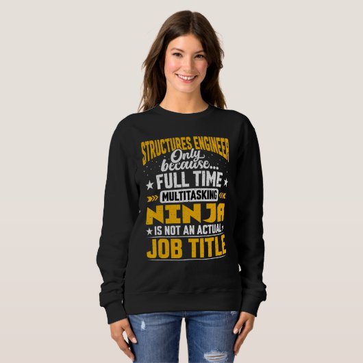 Strukturingenieur - Titel Zivil Engineering Sweatshirt (Vorne ganz)
