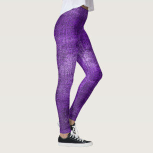 Strukturmuster im lila Farbton mit Belastung Leggings