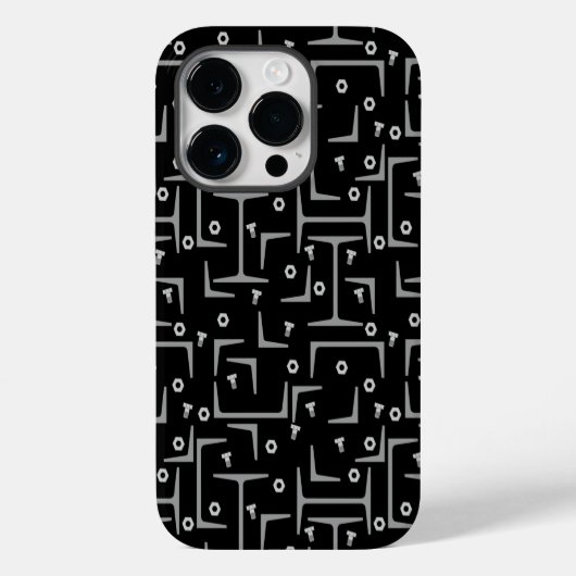Strukturstahlmuster Case-Mate iPhone Hülle (Rückseite)