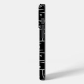 Strukturstahlmuster Case-Mate iPhone Hülle (Rückseite / Links)