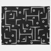 Strukturstahlmuster Fleecedecke (Vorderseite (Horizontal))