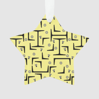 Strukturstahlmuster Ornament