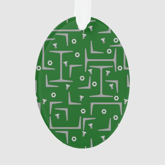 Strukturstahlmuster Ornament (Rückseite)