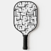 Strukturstahlmuster Pickleball Schläger (Rückseite)
