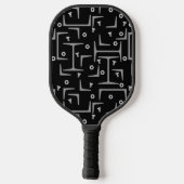 Strukturstahlmuster Pickleball Schläger (Rückseite)