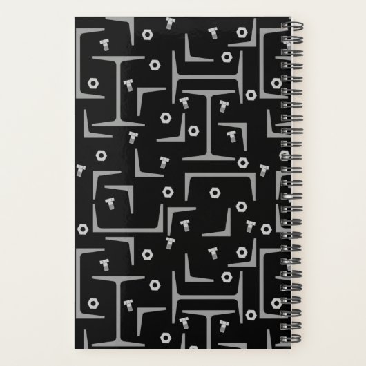 Strukturstahlmuster Planer (Rückseite)