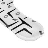 Strukturstahlmuster Schneidebrett (Ecke)