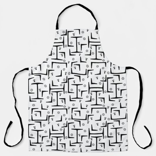 Strukturstahlmuster Schürze (Vorderseite)
