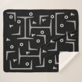 Strukturstahlmuster Sherpadecke (Vorderseite (Horizontal))