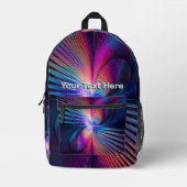 Strukturstörung Bedruckter Rucksack (Vorderseite)