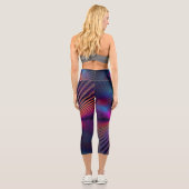Strukturstörung Capri Leggings (Rückseite)