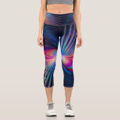 Strukturstörung Capri Leggings (Vorderseite)