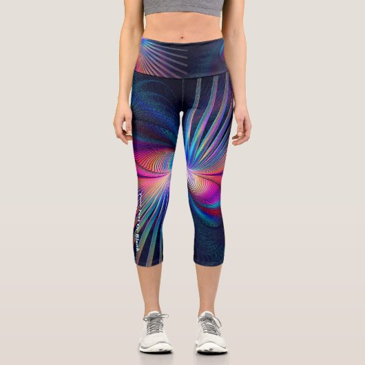 Strukturstörung Capri Leggings (Vorderseite)