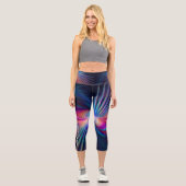 Strukturstörung Capri Leggings (Vorderseite)