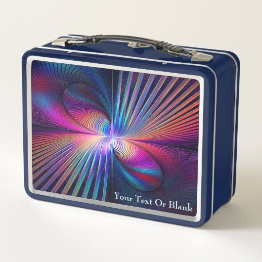 Strukturstörung Metall Brotdose (Rückseite)