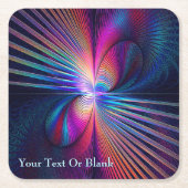 Strukturstörung Rechteckiger Pappuntersetzer (Vorderseite)