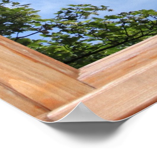 Strukturverzweigungsansicht aus einer FensterIllus Poster (Ecke)