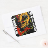 STRUM BLACK KUSH QUADRATISCHER AUFKLEBER (Umschlag)