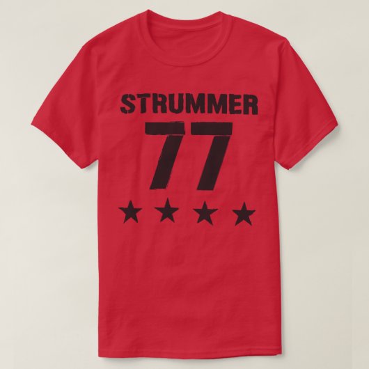 STRUMMER 77 BLK T-Shirt (Design vorne)