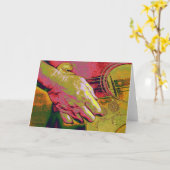 Strummin' Karte (Gelbe Blume)