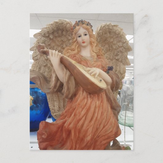 Strumming Angel Postkarte (Vorderseite)