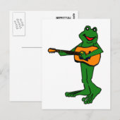 Strumming Fred Postkarte (Vorne/Hinten)