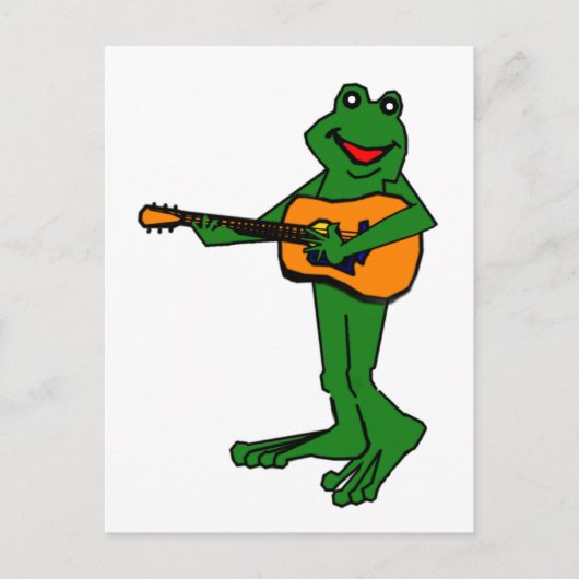 Strumming Fred Postkarte (Vorderseite)