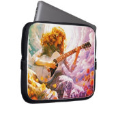 Strumming My Guitar in the Storm 10" Laptopschutzhülle (Vorne Rechts)