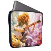 Strumming My Guitar in the Storm  Laptopschutzhülle (Vorne Rechts)