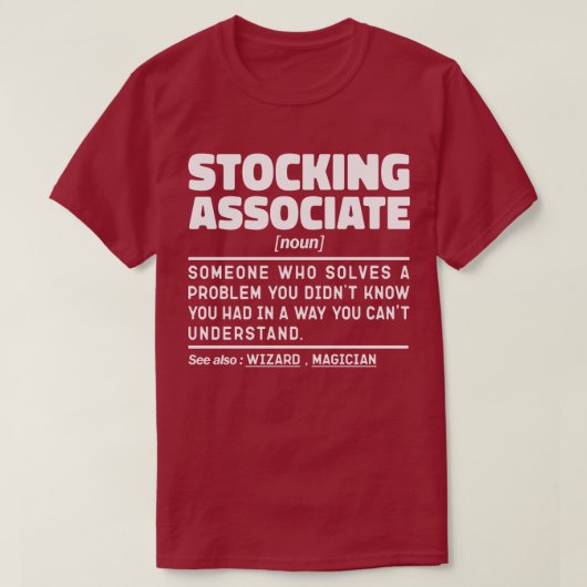 Strumpf Associate Noun Warehouse Worker Cool T-Shirt (Design vorne)