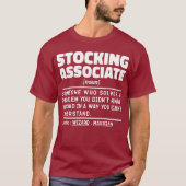 Strumpf Associate Noun Warehouse Worker Cool T-Shirt (Vorderseite)