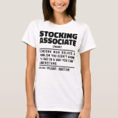Strumpf Associate Noun Warehouse Worker Cool T-Shirt (Vorderseite)