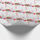 Strumpf Baby Goat Weihnachtswrapping Paper Geschenkpapier (Ecke)