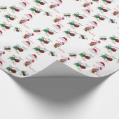 Strumpf Baby Goat Weihnachtswrapping Paper Geschenkpapier (Ecke)